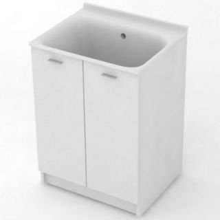 Тумба под раковину Kerasan Aquadom 60 9166K3*0 напольная белая